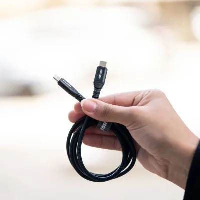 Eltoro Kevlar Cable USB-C to Lightning 1M With Nylon PP Yarn Jacket - Black